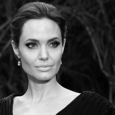 Angelina Jolie attends a charity event at Kensington Palace on May 8, 2014 in London.