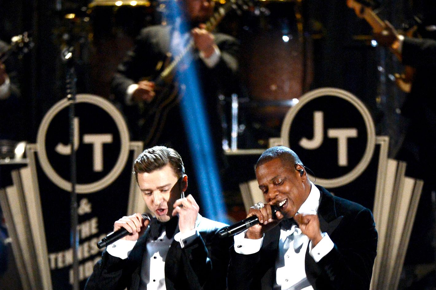 Justin Timberlake & Jay-Z at Yankee Stadium