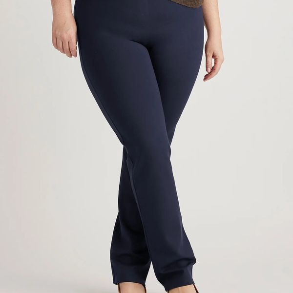 Quince Ultra-Stretch Ponte Straight Leg Pants, Extended Sizes - 30