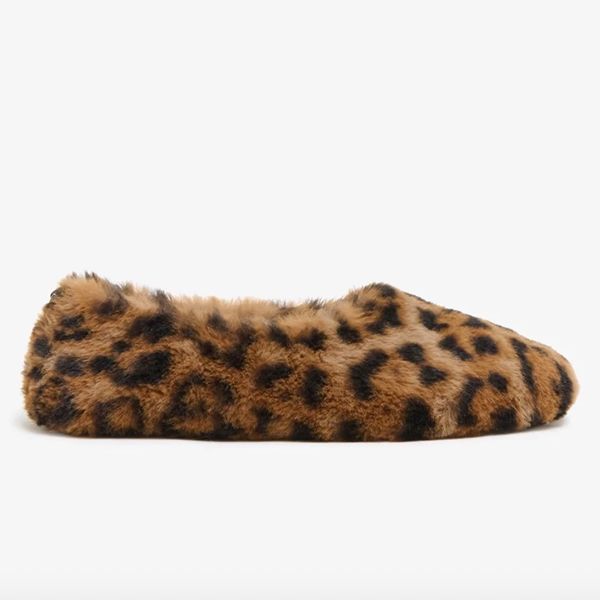Apparis Magda Leopard Flat Slippers