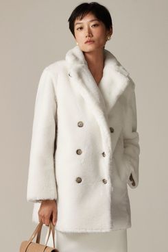 J.Crew Faux-Fur Peacoat