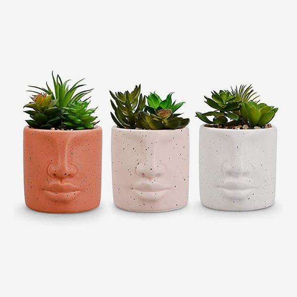 White Decorative Vases Ceramic Flower Vase Succulent Plant Pot Planter for 