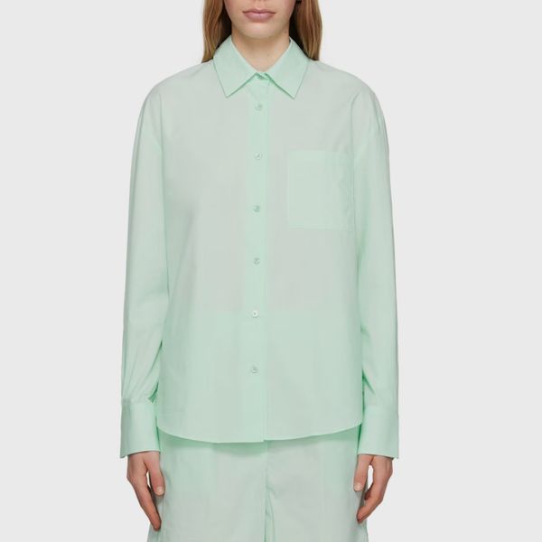 The Frankie Shop Green Lui Shirt