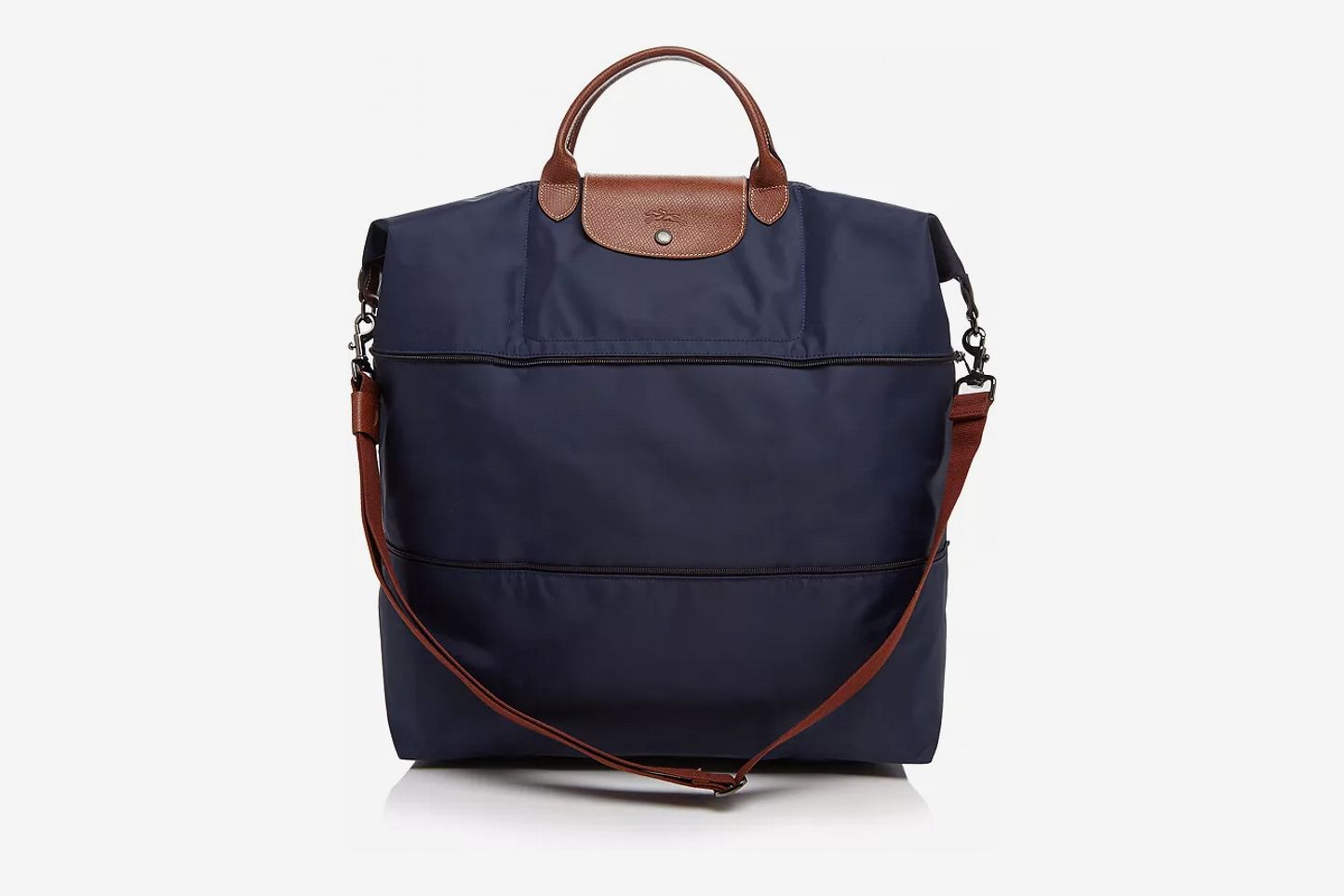 longchamp leather duffle bag