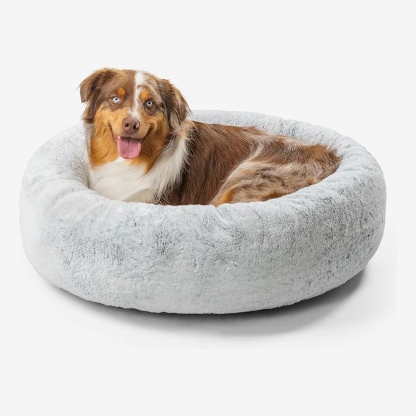 Best Friends by Sheri SnuggleSoft Faux Fur Calming Donut Bed