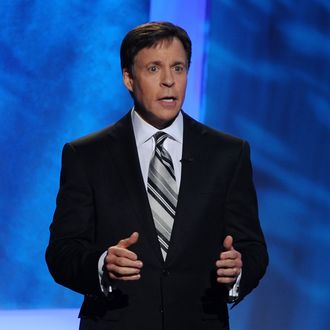 LOS ANGELES, CA - DECEMBER 09: Host Bob Costas onstage at the American Giving Awards presented by Chase held at the Dorothy Chandler Pavilion on December 9, 2011 in Los Angeles, California. (Photo by Mark Davis/Getty Images for American Giving Awards)