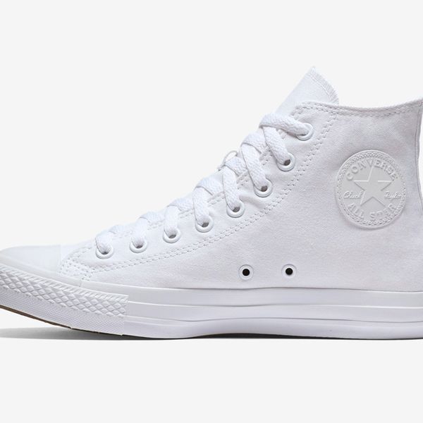 ladies white converse high tops