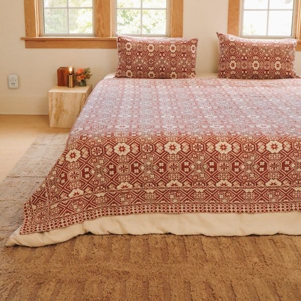 Oddbird Mosaic Handwoven Blanket - King