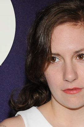 Yes, Girls star Dunham has connected artist parents, but they had nothing to do with her head ending up on this pole, all right? Can we just end the debate right now?