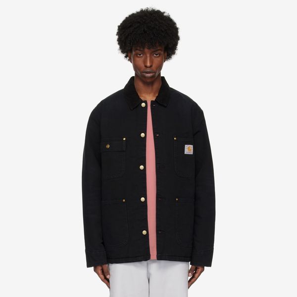 Carhartt Work In Progress Black OG Chore Coat