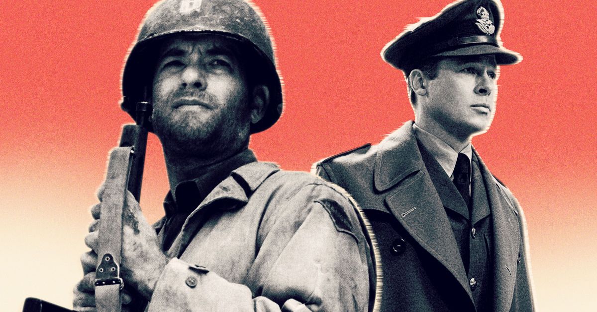 Who Did More to Win World War II, Brad Pitt or Tom Hanks?