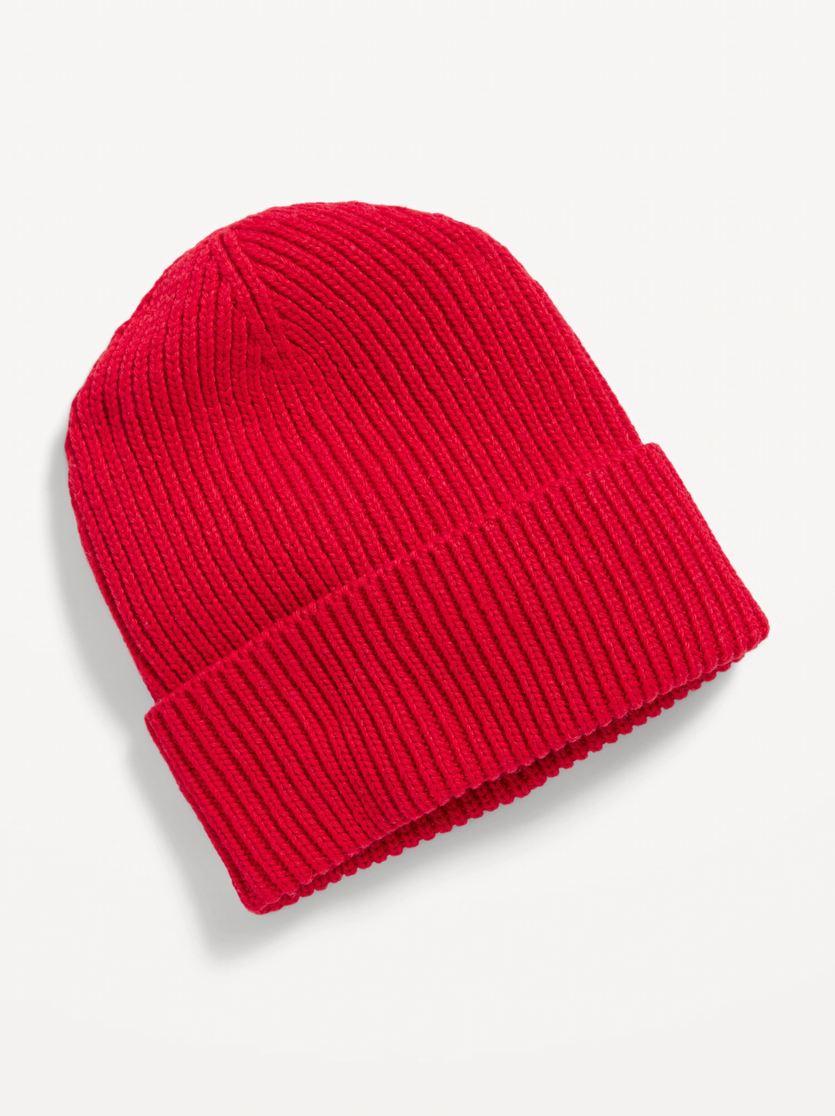 Gender-Neutral Rib-Knit Beanie Hat