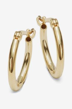 Saks Fifth Avenue 14-Karat Yellow-Gold Hoop Earrings