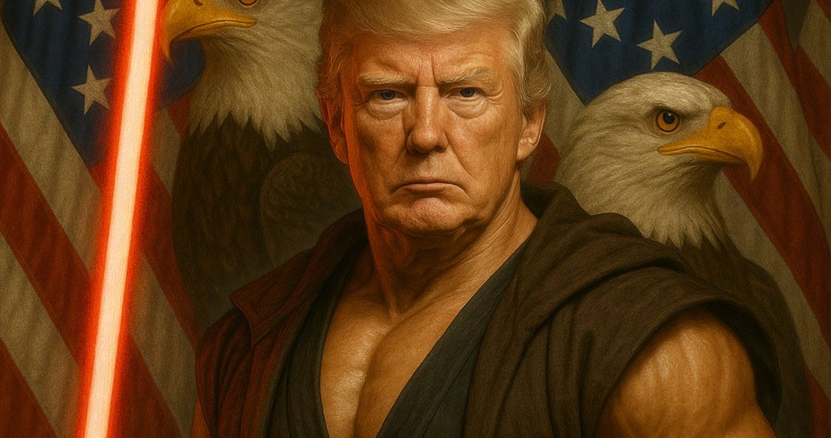 Everything That’s Wrong In Trump’s Lightsaber Pic