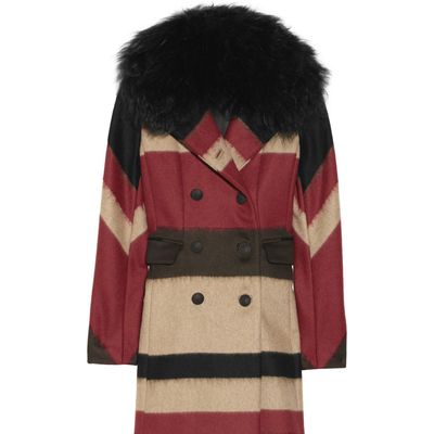 Rag & Bone's Winsor shearling-trimmed coat, $595 (originally $1,895)