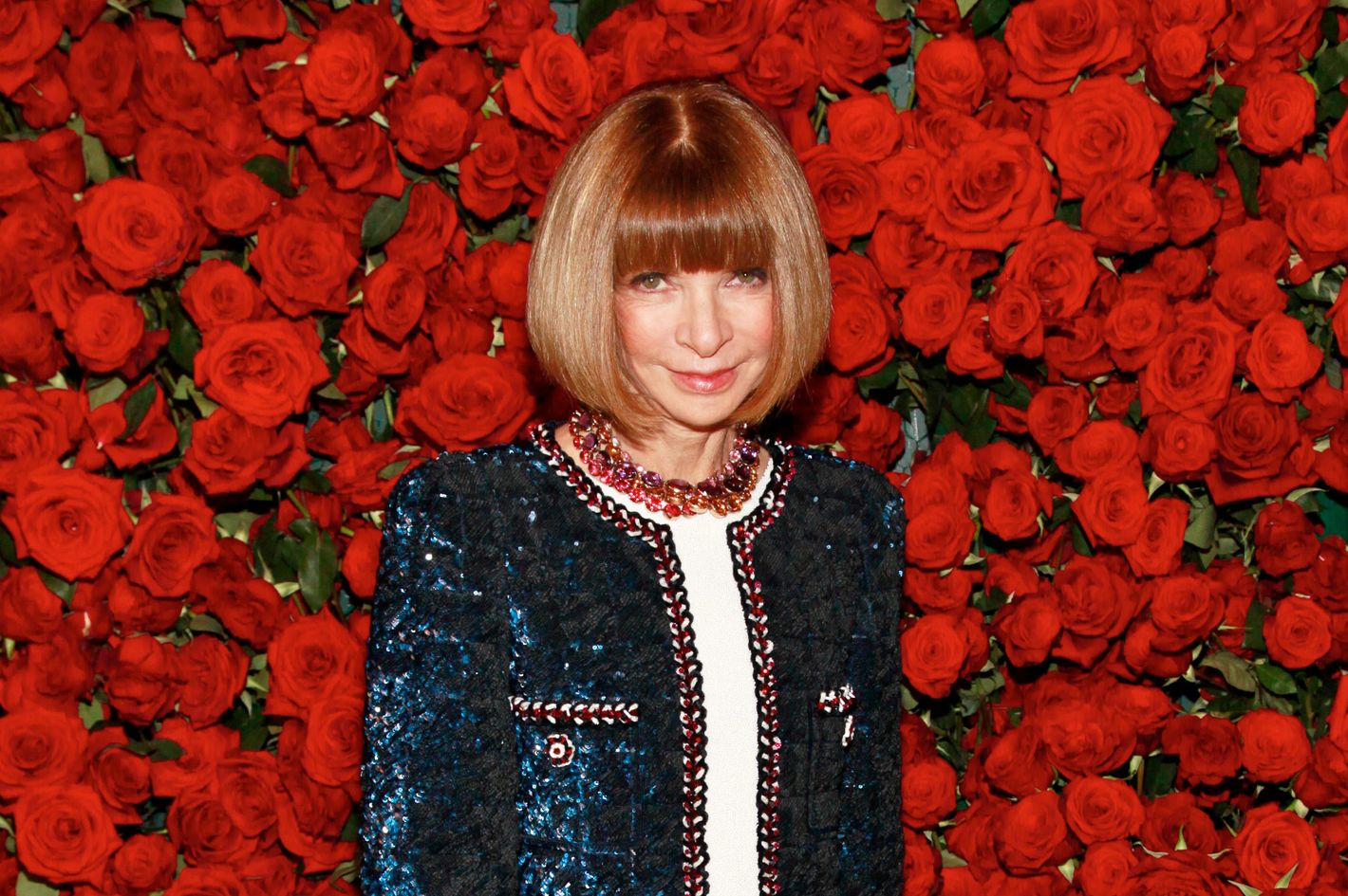 Anna Wintour attending the Louis Vuitton Ready to Wear Spring