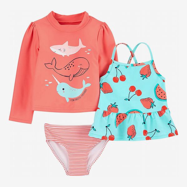 Simple Joys by Carter's 3-Piece Rash-Guard Set