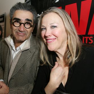 Eugene Levy and Catherine O'Hara attend the SCTV Reunion private after-party honoring The Second City 50th Anniversary at 1616 N. Wells Avenue on December 11, 2009 in Chicago, Illinois.