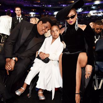 Grammy Winner Blue Ivy Carter Shows Off Her New Gold Sippy Cup ...