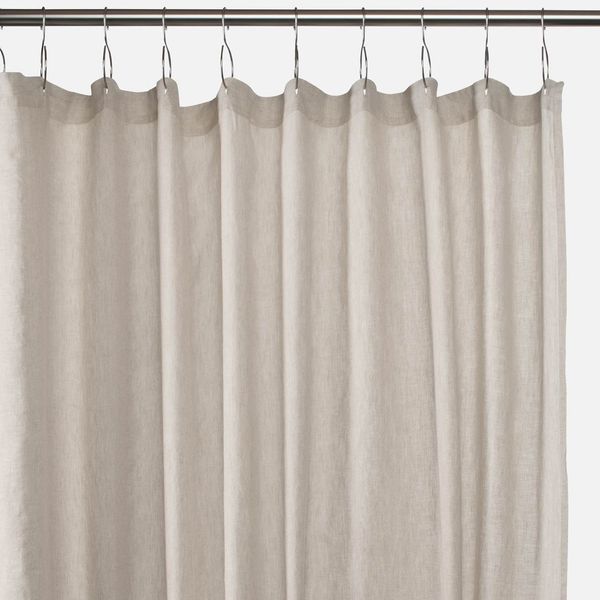 Schoolhouse Linen Shower Curtain