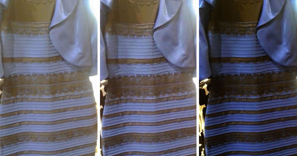 Black & blue dress or white & gold best sale