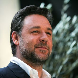 SYDNEY, AUSTRALIA - JULY 27: Australian actor Russell Crowe talks during a press conference to announce he will join the cast of 