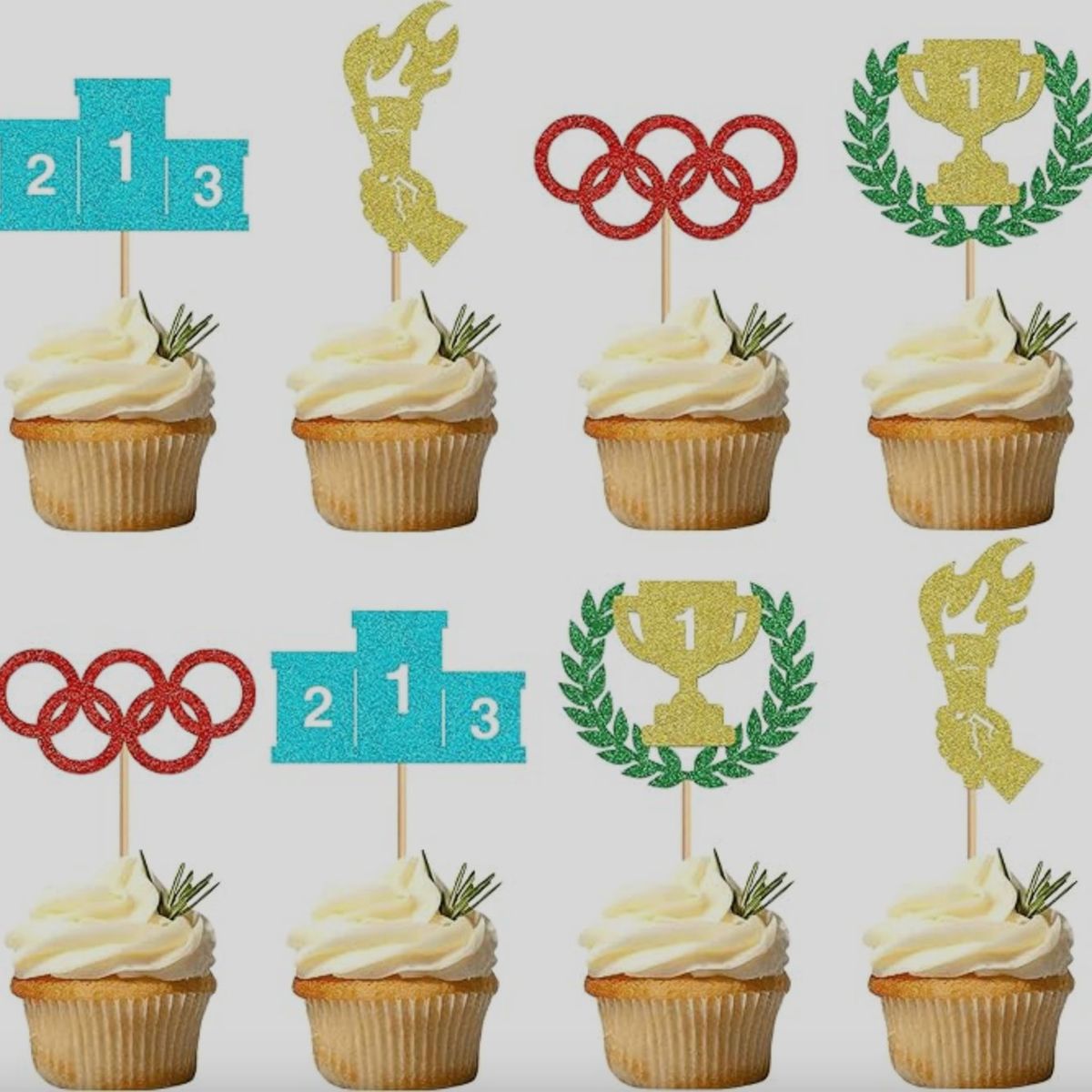 Olympic Games Cupcake Toppers - Set of 24