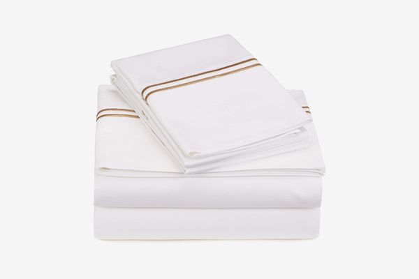 Ray Bedding 400 THREAD COUNT 100% EGYPTIAN COTTON EXTRA DEEP FRILLED VALANCE SHEET SUPER KING CREAM