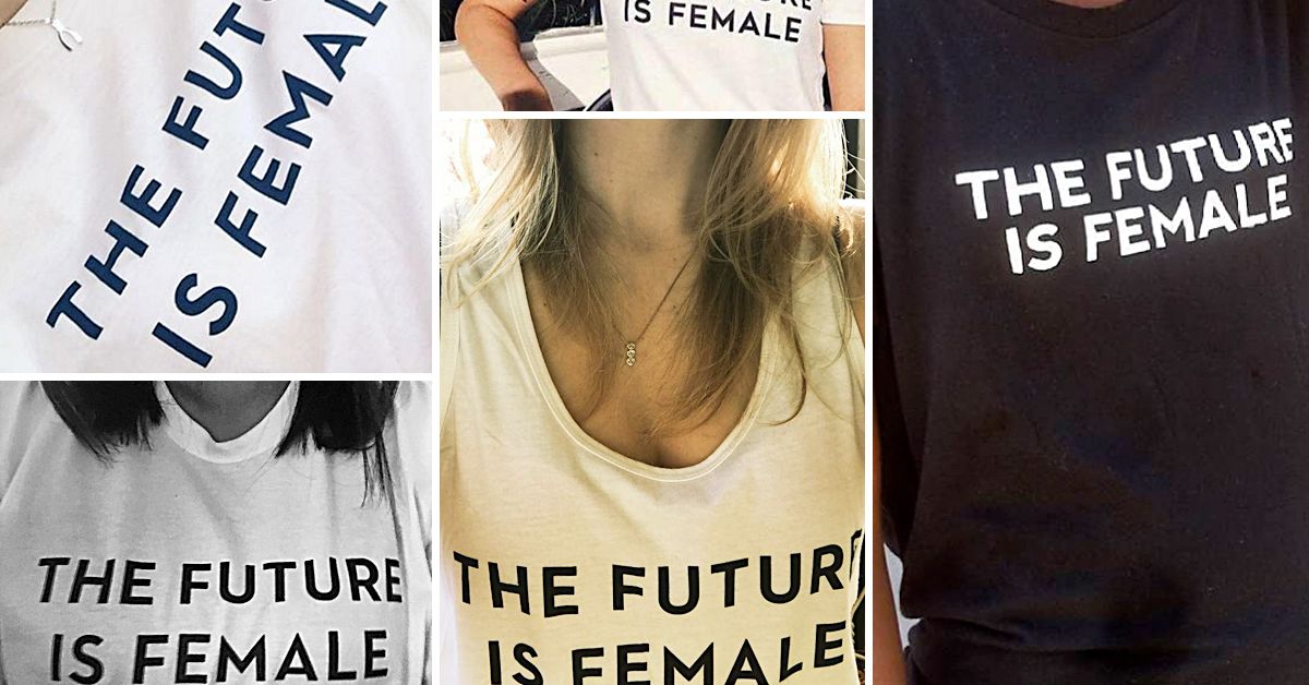 the future is female tee