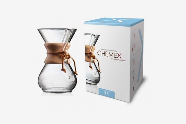Chemex Classic Pour-Over Glass Coffeemaker, 6-Cup