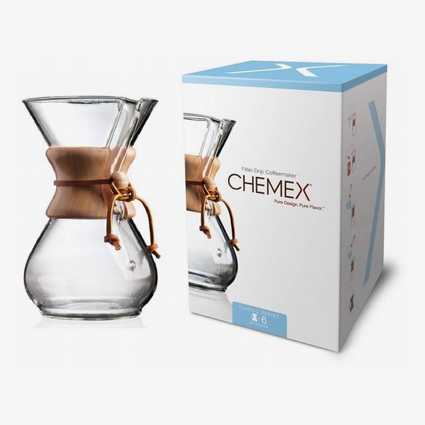 Chemex Classic Pour-Over Glass Coffeemaker, 6-Cup