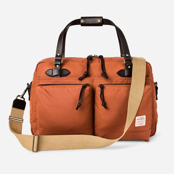 Filson 48 Hour Tin Cloth Duffle Bag – Rust
