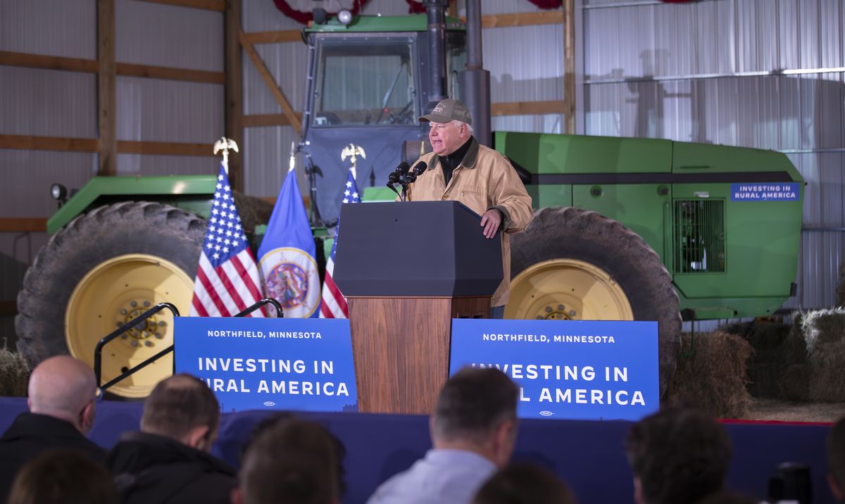 US President Joe Biden in Minnesota