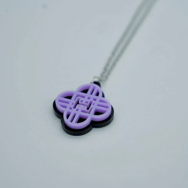 Pax and Paisley KPop Demon Hunters Huntrix Theme Necklace