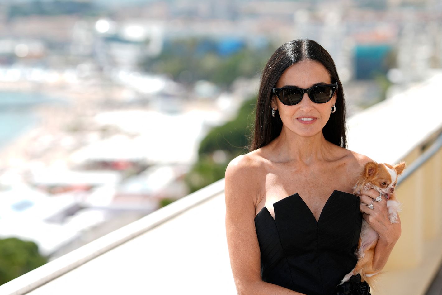 Demi Moore Brought Her Tiny Dog to Cannes