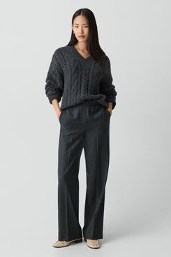 Theory Wide-Leg Pull-On Pant