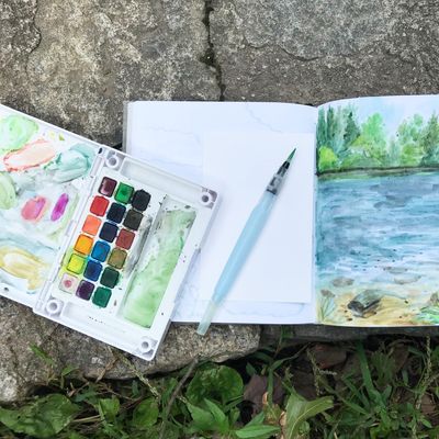 Travel Watercolor Kit- What I Took to Italy & How I Used it- Part