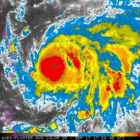 Hurricane Maria Heads for Caribbean, Jose to Skirt Northeast