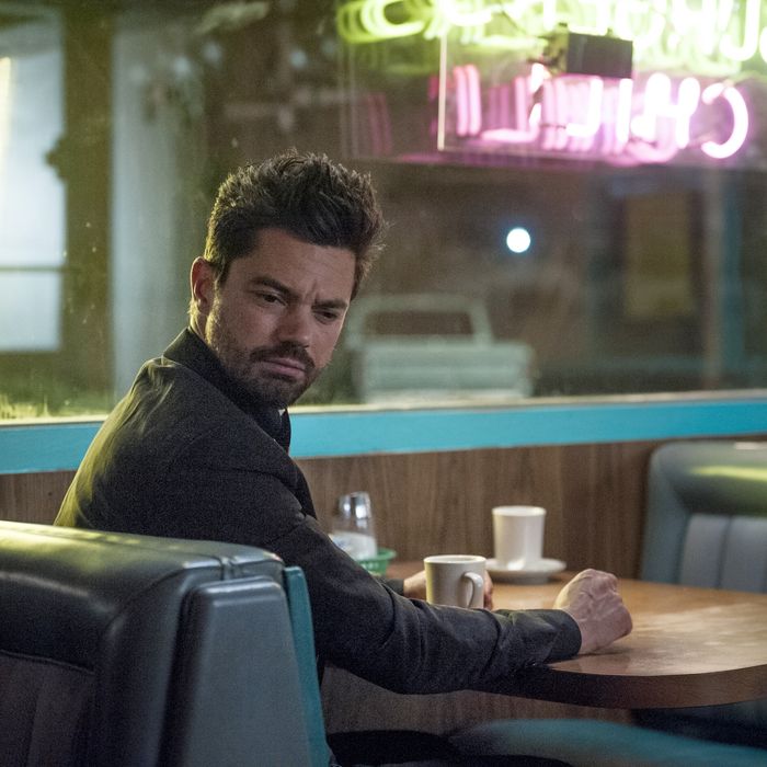 Dominic Cooper as Jesse Custer - Preacher _ Season 1, Episode 5 - Photo Credit: Lewis Jacobs/Sony Pictures Television/AMC