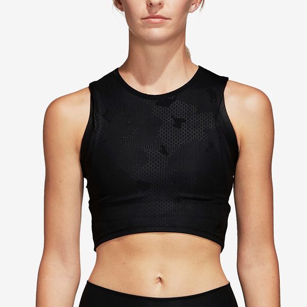 adidas crop workout top