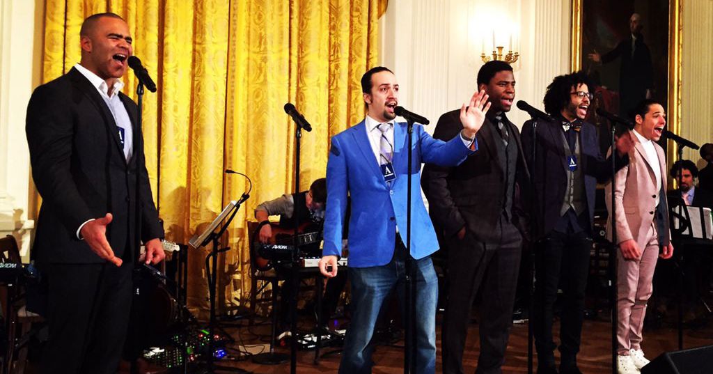 Lin manuel outlet hamilton white house