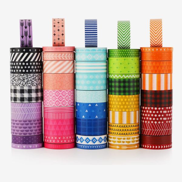 50 Rolls Washi Tape Set Total 250yd