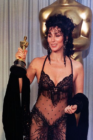 Actress Cher At Academy Awards