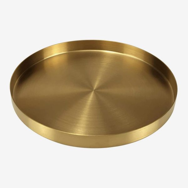 Freelove Gold Serving Tray (8 Inches)