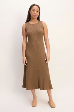 Everlane the Rib-Knit A-Line Tank Dress