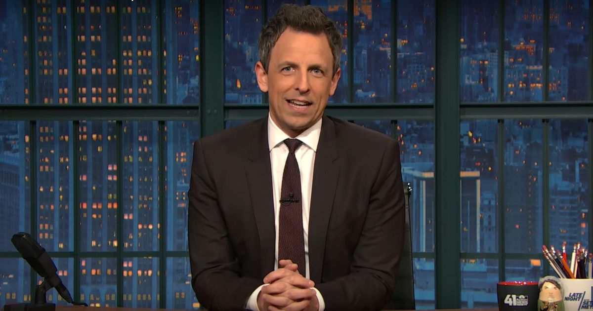 Seth Meyers Won't Fawn Over Trump's 'Presidential Tone'