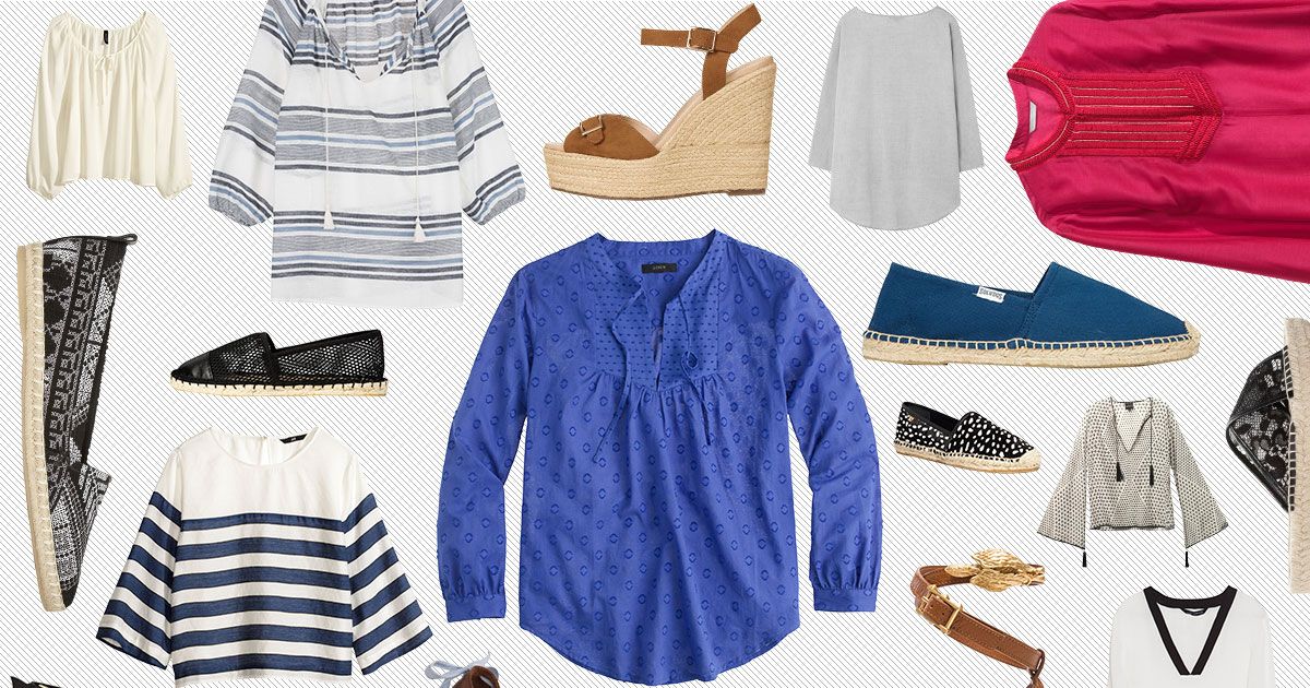 12 Ways to Wear Breezy Tops With Summer Espadrilles