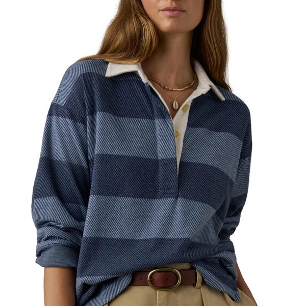 Faherty Legend Sweater Rugby Popover