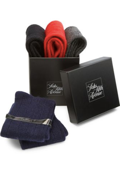 Saks Fifth Avenue COLLECTION Four-Piece Cashmere-Blend Sock Set