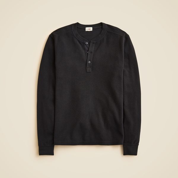 J.Crew Jacquard Rib-Knit Henley